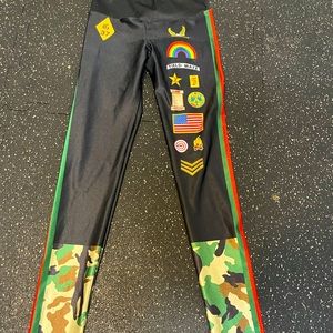 Golden sheep athletic pants